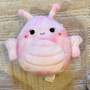 Squishmallow 8" Eileen the Butterfly Pink Tie-Dye Spring Easter Plush